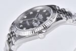 DateJust 41mm 126334 904 SS QF V2 1:1 Best Edition Rhodium Dial Diamond Marker On Jubilee Bracelet DD3235 - Image 6