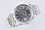 DateJust 41mm 126334 904 SS QF V2 1:1 Best Edition Rhodium Dial Diamond Marker On Jubilee Bracelet DD3235 - Image 4