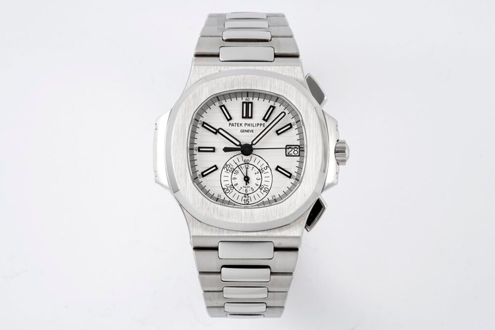 Nautilus 5980 SS PPF Best Edition White Dial on SS Bracelet A28-520