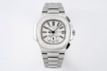 Nautilus 5980 SS PPF Best Edition White Dial on SS Bracelet A28-520