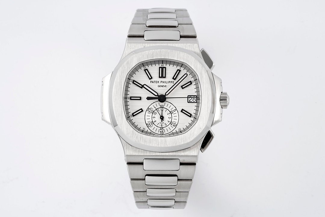 Nautilus 5980 SS PPF Best Edition White Dial on SS Bracelet A28-520