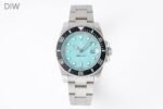 Submariner DIW Carbon Bezel VSF 1:1 Best Edition Tiffany Blue Dial on Sandblasted Bracelet VS3135