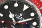 Submariner DIW Red Ceramic Bezel VSF 1:1 Best Edition Black Carbon Dial on Sandblasted Bracelet VS3135 - Image 4