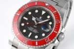 Submariner DIW Red Ceramic Bezel VSF 1:1 Best Edition Black Carbon Dial on Sandblasted Bracelet VS3135 - Image 3