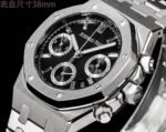 Royal Oak Chrono 26240 SS DDF 1:1 Best Edition Black Dial On SS Bracelet Super Clone DD4401 - Image 4