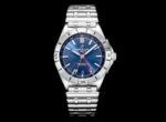 Chronomat 40mm GMT SS TWSF 1:1 Best Edition Blue Dial on SS Bracelet A2836