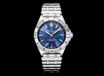 Chronomat 40mm GMT SS TWSF 1:1 Best Edition Blue Dial on SS Bracelet A2836