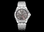 Chronomat 40mm GMT SS TWSF 1:1 Best Edition Gray Dial on SS Bracelet A2836
