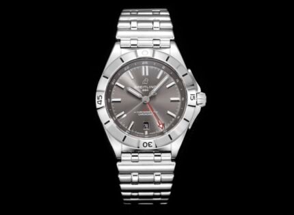 Chronomat 40mm GMT SS TWSF 1:1 Best Edition Gray Dial on SS Bracelet A2836