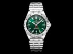 Chronomat 40mm GMT SS TWSF 1:1 Best Edition Green Dial on SS Bracelet A2836