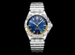 Chronomat 40mm GMT SS TWSF 1:1 Best Edition Blue/Yellow Dial on SS Bracelet A2836