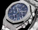Royal Oak Chrono 26240 SS DDF 1:1 Best Edition Blue Dial On SS Bracelet Super Clone DD4401 - Image 4