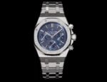 Royal Oak Chrono 26240 SS DDF 1:1 Best Edition Blue Dial On SS Bracelet Super Clone DD4401