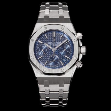 Royal Oak Chrono 26240 SS DDF 1:1 Best Edition Blue Dial On SS Bracelet Super Clone DD4401