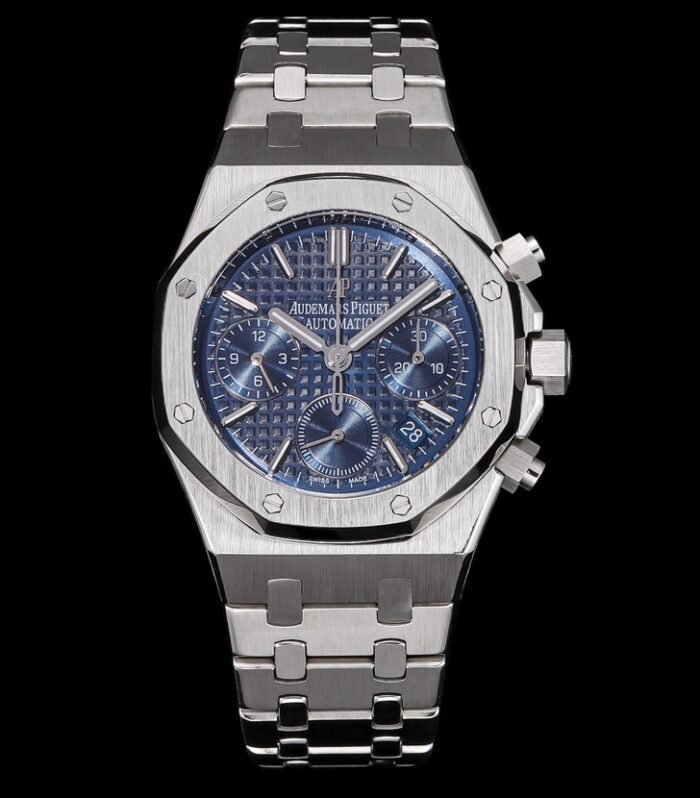 Royal Oak Chrono 26240 SS DDF 1:1 Best Edition Blue Dial On SS Bracelet Super Clone DD4401