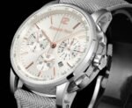Code 11.59 Chrono 26393 SS/RG APPF Best Edition Silver Dial on Gray Nylon Strap A4401 - Image 4