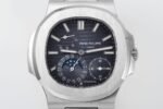 Nautilus 5712-1A 001 SS PPF 1:1 V4+ Best Edition Tiffany & Co Blue Dial on SS Bracelet PPF240 (Free tool) - Image 2