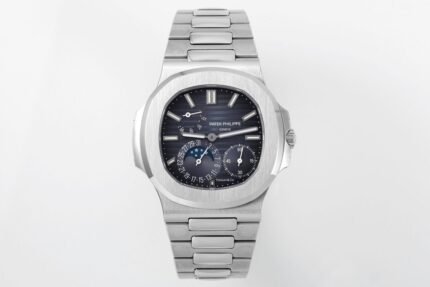 Nautilus 5712-1A 001 SS PPF 1:1 V4+ Best Edition Tiffany & Co Blue Dial on SS Bracelet PPF240 (Free tool)