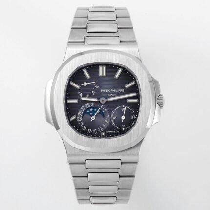 Nautilus 5712-1A 001 SS PPF 1:1 V4+ Best Edition Tiffany & Co Blue Dial on SS Bracelet PPF240 (Free tool)