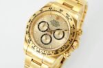 Daytona 126508 Gain Weight YG QF 1:1 Best Edition YG/Black Dial T Crystal Markers On YG Bracelet SH4131 V6 - Image 3