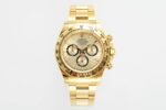 Daytona 126508 Gain Weight YG QF 1:1 Best Edition YG/Black Dial T Crystal Markers On YG Bracelet SH4131 V6