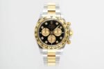 Daytona 126503 SS/YG Gain Weight QF 1:1 Best Edition Black Dial Diamond Marker On Oyster Bracelet SH4131