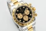 Daytona 126503 SS/YG Gain Weight QF 1:1 Best Edition Black Dial Diamond Marker On Oyster Bracelet SH4131 - Image 2