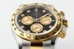 Daytona 126503 SS/YG Gain Weight QF 1:1 Best Edition Black Dial Diamond Marker On Oyster Bracelet SH4131 - Image 4