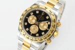 Daytona 126503 SS/YG Gain Weight QF 1:1 Best Edition Black Dial Diamond Marker On Oyster Bracelet SH4131 - Image 3