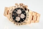 Daytona 126505 Gain Weight RG QF 1:1 Best Edition Bright Black Dial RG Subdial on RG Bracelet SH4131 V6 - Image 5