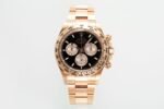 Daytona 126505 Gain Weight RG QF 1:1 Best Edition Bright Black Dial RG Subdial on RG Bracelet SH4131 V6