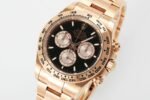 Daytona 126505 Gain Weight RG QF 1:1 Best Edition Bright Black Dial RG Subdial on RG Bracelet SH4131 V6 - Image 3