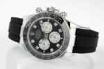 Daytona 126519 QF Gain Weight 1:1 Best Edition Black Dial Silver Subdial Diamonds Markers on Oysterflex Strap SH4131 V11 - Image 5