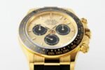 Daytona 126518 QF Gain Weight 1:1 Best Edition Gold Dial Black Subdial Sticks Markers on Oysterflex Strap SH4131 V11 - Image 5