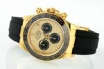 Daytona 126518 QF Gain Weight 1:1 Best Edition Gold Dial Black Subdial Sticks Markers on Oysterflex Strap SH4131 V11 - Image 4