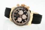 Daytona 126515 QF Gain Weight 1:1 Best Edition Black Dial RG Subdial Diamonds Markers on Oysterflex Strap SH4131 V11 - Image 4