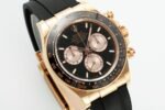 Daytona 126515 QF Gain Weight 1:1 Best Edition Black Dial RG Subdial Sticks Markers on Oysterflex Strap SH4131 V11 - Image 2