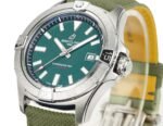 Avenger Chronometer 42mm SS BLSF 1:1 Best Edition Green Dial On Green Nylon Strap A2824 - Image 4