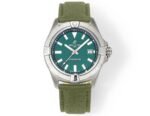 Avenger Chronometer 42mm SS BLSF 1:1 Best Edition Green Dial On Green Nylon Strap A2824