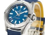 Avenger Chronometer 42mm SS BLSF 1:1 Best Edition Blue Dial On Blue Nylon Strap A2824 - Image 4