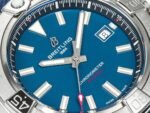 Avenger Chronometer 42mm SS BLSF 1:1 Best Edition Blue Dial On Blue Nylon Strap A2824 - Image 5