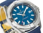 Avenger Chronometer 42mm SS BLSF 1:1 Best Edition Blue Dial On Blue Nylon Strap A2824 - Image 3
