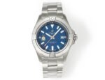 Avenger Chronometer 42mm SS BLSF 1:1 Best Version Blue Dial On SS Bracelet A2824