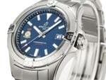 Avenger Chronometer 42mm SS BLSF 1:1 Best Version Blue Dial On SS Bracelet A2824 - Image 4