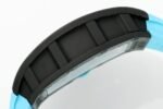 RM055 Blue Inner Bezel Blue Crown NTPT ZF 1:1 Best Edition On Blue Rubber Strap RMUL2 Super Clone V2 - Image 7
