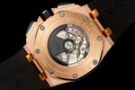 Royal Oak Offshore 44mm RG TKF 1:1 Best Version Grey Dial Black Rubber Strap A3126 - Image 8