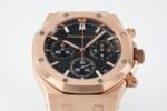 Royal Oak Chrono 26240 SS V2 APSF 1:1 Best Edition Black Dial on SS Bracelet SA4401 Super Clone (Free Sprung) - Image 5