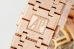 Royal Oak Chrono 26240OR RG V2 APSF 1:1 Best Edition Brown Dial RG Subdial On RG Bracelet SA4401 Super Clone (Free Sprung) - Image 9