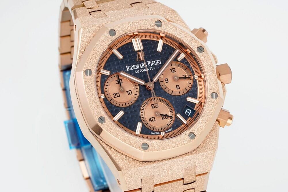 Royal Oak Chrono 26240OR RG V2 APSF 1:1 Best Edition Brown Dial RG Subdial On RG Bracelet SA4401 Super Clone (Free Sprung) - Image 2