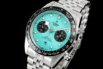 Black Bay Chrono M79360N SS ZF 1:1 Best Edition Tiffany Blue Dial On SS Bracelet DD7750 - Image 3